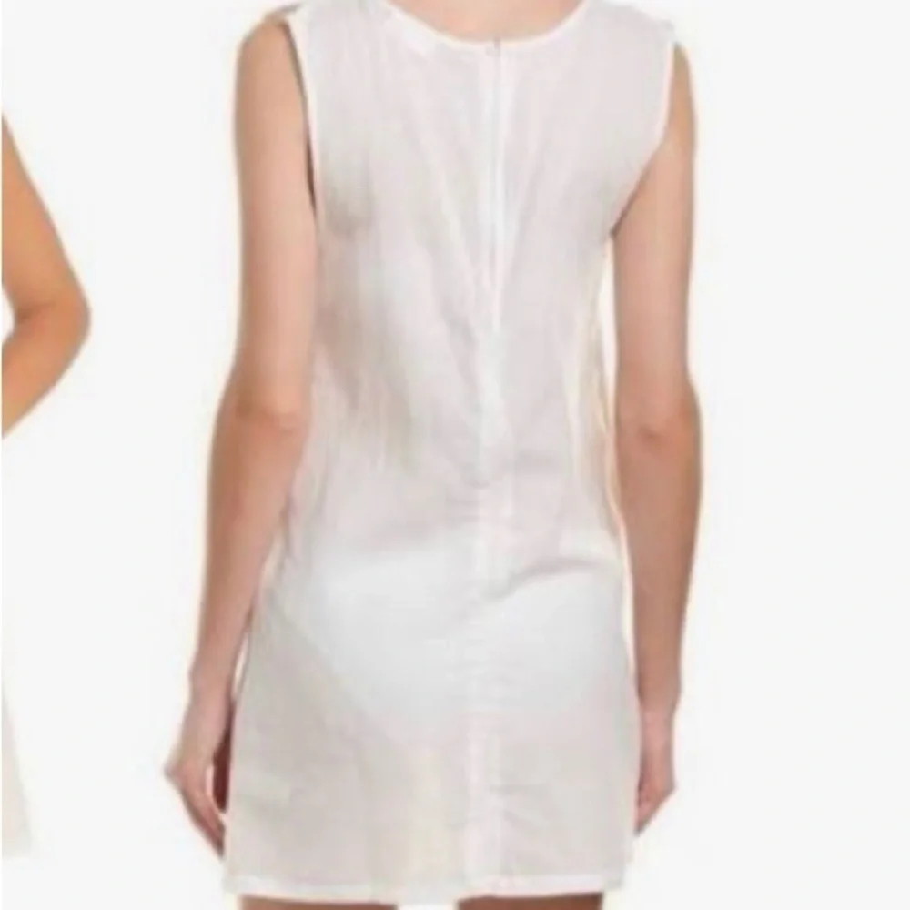 NEW! ONIA SOLID 100 SUMMER WHITE MARINA MINI DRESS COVER UP XS - Picture 3 of 8